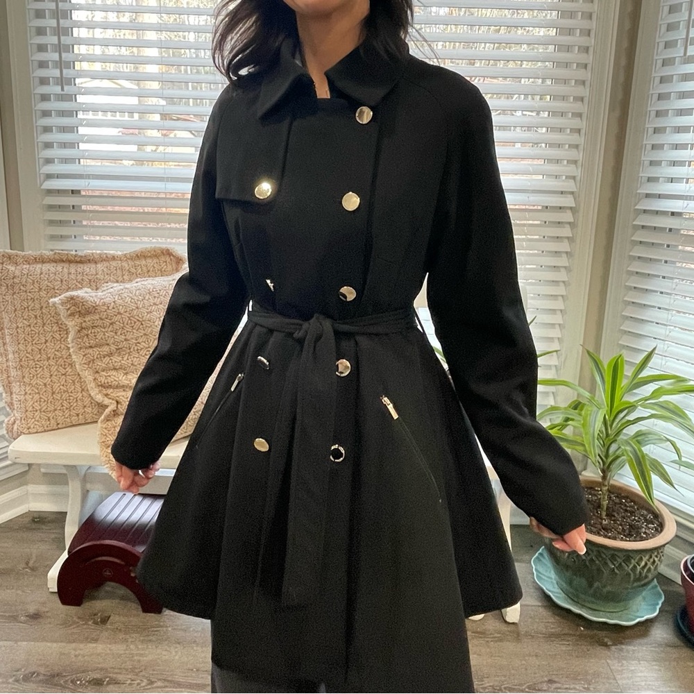 Ivanka Trump Black Trench Coat